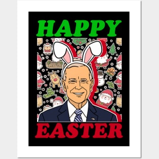 Joe Biden happy easter Posters and Art